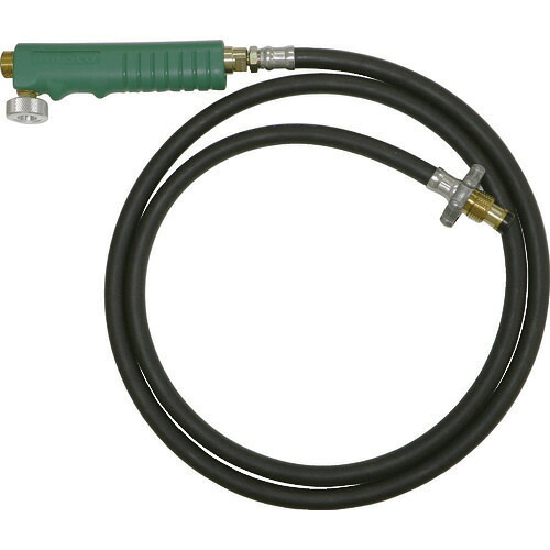■TRUSCO プロパンバーナー用ホース 2M バルブ付 TBH2MB(2735601)|セミプロDIY店ファースト
