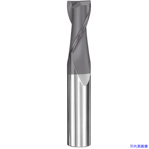 ■京セラ 2枚刃 スクエアエンドミル 標準 ミリ仕様 3M(AlTiNコーティング) 48683(2747425)[送料別途お見積り][法人限定][掲外取寄]｜セミプロＤＩＹ店ファースト