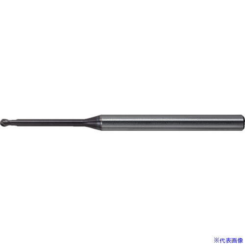 ■三菱K 2枚刃インパクトミラクルロングネック 超硬ボールエンドミル3mm VF2XLBR0150N200S06(2992892)[送料別途お見積り][法人限定][掲外取寄]