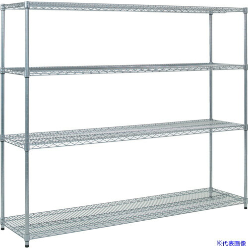 ■TRUSCO スチール製メッシュラック W1824×D457×H1533 4段 TME5644(2995662) 30,817円