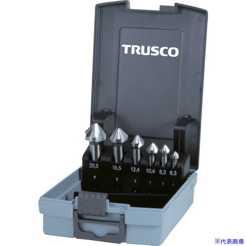 ■TRUSCO カウンターシンクセット コバルトハイス 6本組 TSCS(3020657)