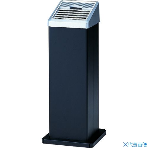 ■コンドル 屋外用灰皿 スモーキングAL－106 黒 YS34LIDBK(3057348)