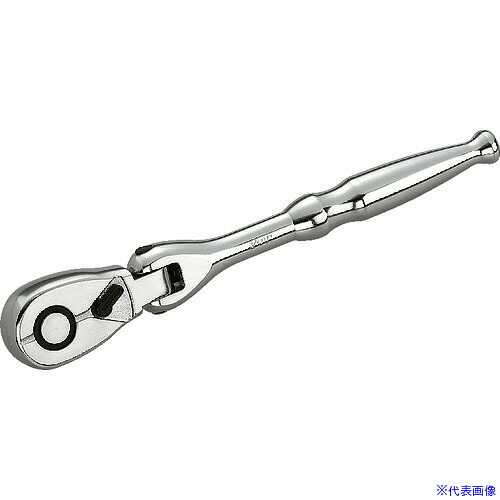 ■KTC 12.7sq.フレックスラチェットハンドル 歯数36枚 差込角12.7mm 全長250mm BR4F(3075613)