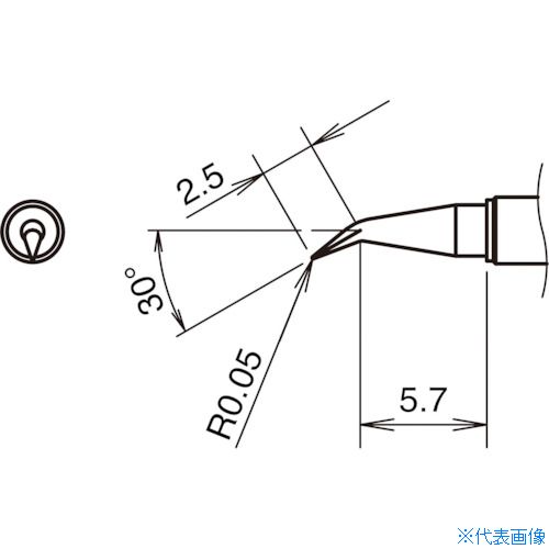■白光 こて先JS型 400℃ T3802JS(3156318) 5,936円