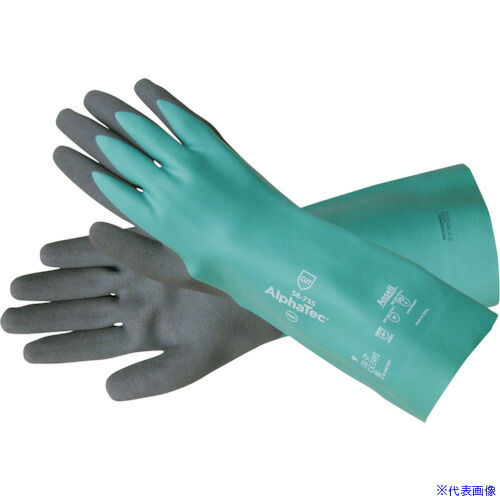 ■シゲマツ 耐切創機能付き化学防護手袋 58ー735(L)/6双 (17062) 17062(3157389)[送料別途お見積り][法人限定][掲外取寄]