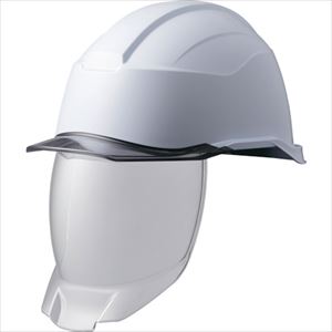 ■ミドリ安全 遮熱ヘルメット SCH－21PCLS－RA3 KP付 ホワイト/スモーク SCH21PCLSRA3KPWS(3216105)[送料別途お見積り][法人限定][掲外取寄]