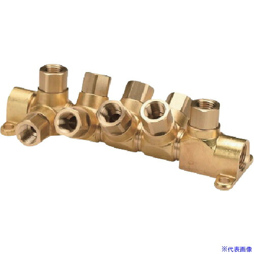 ■チヨダ ユニホールドネジタイプ 2ポート 口径横3/8 上部1/4 UF032025P(3248004)[送料別途お見積り][法人限定][掲外取寄]