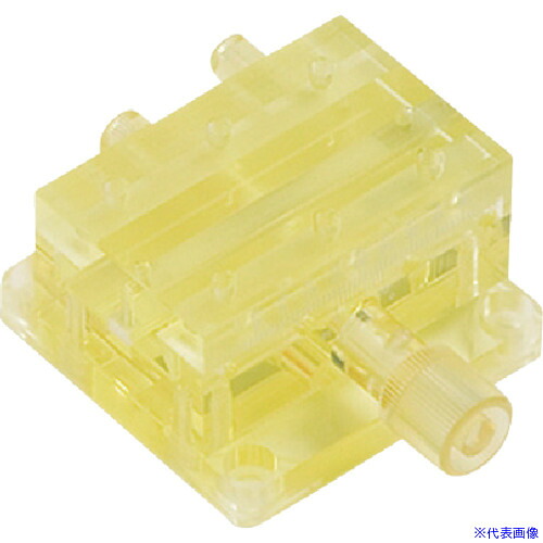 ■ミラック ラック&ピニオン式 スケルトンステージ X軸 SK－60Y SK60Y(3256368)[送料別途お見積り][法人限定][外直送]