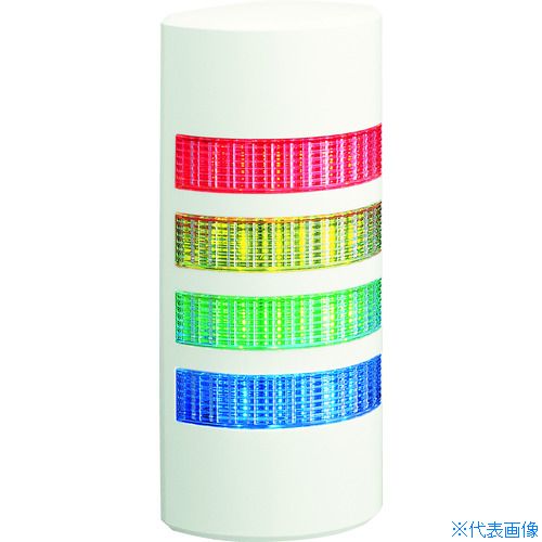 ■PATLITE ウォールマウント薄型LED壁面 WEP402RYGB(3261964)