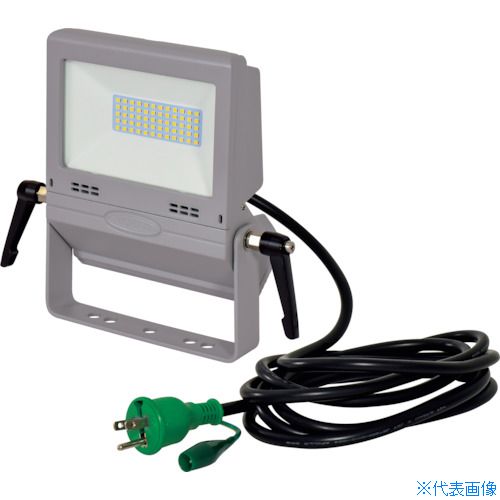 ■NICHIDO LED投光器 作業用フラットライト20W LENFH20DSL50K(3329510)