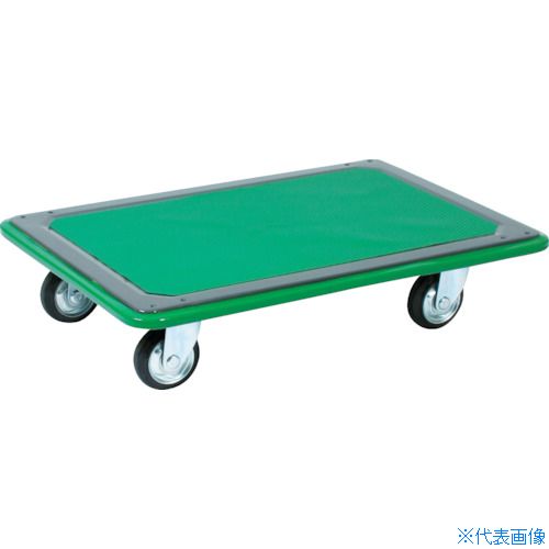 ■TRUSCO ハイグレード平台車 740X460 4輪自在タイプ 115EBN(3364071)[法人限定][直送元]