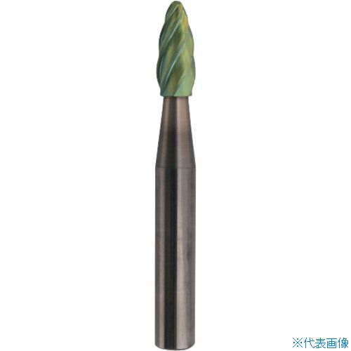 ■NRS 超硬バー 楕円rvカット ACCコーティング 刃径6×刃長14×軸径6×軸長36 超硬 TCBT5400RVACC(3368879)