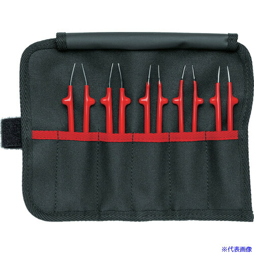 ■KNIPEX 絶縁汎用ピンセット5本組セット 920004(3371116)