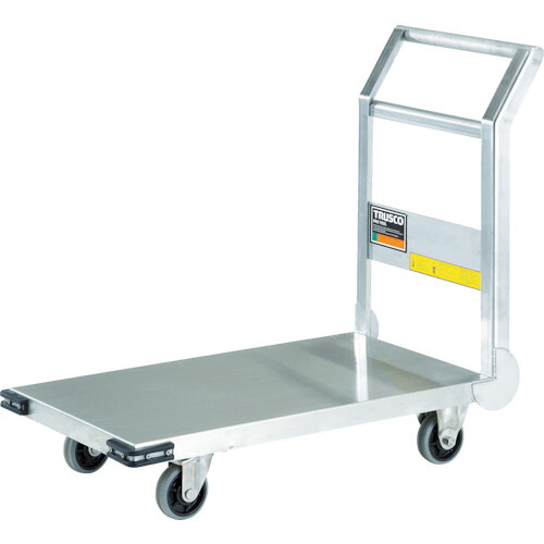 ■TRUSCO ステンレス鋼板製運搬車 固定式 800X450 SHS3(3372758)[法人限定][直送元]｜セミプロＤＩＹ店ファースト