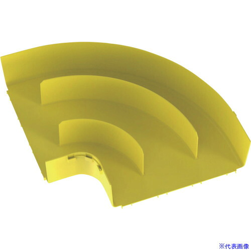 ■PANDUIT FiberRunner90度ベンド 黄 FRRA12X4LYL FRRA12X4LYL(3418273)×5[送料別途お見積り][法人限定][掲外取寄]