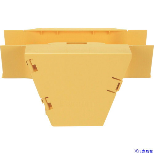 ■PANDUIT FiberRunner縦型T字フィッティング 黄 FRVT4X4LYL FRVT4X4LYL(3418299)&times;10[送料別途お見積り][法人限定][掲外取寄]｜セミプロＤＩＹ店ファースト