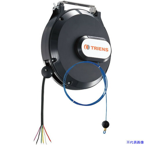 ■TRIENS コードリール制御用 24V0.5A 6心×8m 環境配慮型 ブレーキ式 TNS608FB(3436160)[送料別途お見積り][法人限定][掲外取寄]
