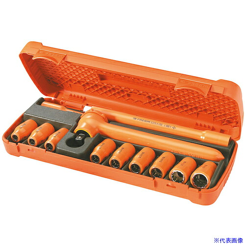 ■FACOM 絶縁工具 絶縁工具セット 12pcs S.400AVSE(3449644)[送料別途お見積り][法人限定][掲外取寄]｜セミプロＤＩＹ店ファースト