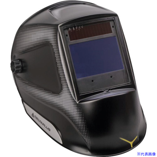 ■デルタプラス BARRIER2 液晶式自動遮光溶接面 溶接モード/研磨モード センサー4個 遮光スピード約1/25,000秒 D0012(3456975)[法人限定][直送元]