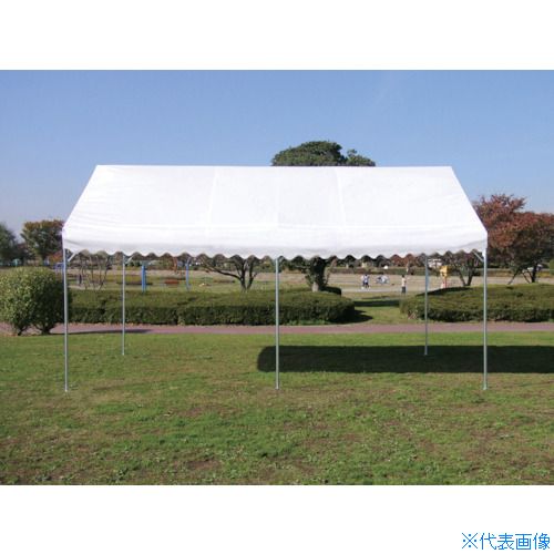 ■ゴトー 集会用テント ニューパイプテント 白天幕 1間x2間 NP12(3466354)[法人限定][直送元]