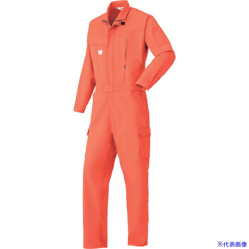 ■AUTO&minus;BI AW(秋冬)モデル 長袖つなぎ服2850&minus;003オレンジ&minus;3L 28500033L(3477842)[送料別途お見積り][法人限定][掲外取寄]｜セミプロＤＩＹ店ファースト