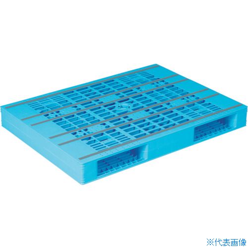 ■サンコー プラスチックパレット 814500 R2&minus;096130ライトブルー SKR2096130BLL(3479908)[送料別途お見積り][法人限定][外直送]｜セミプロＤＩＹ店ファースト
