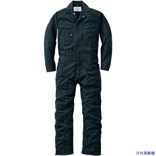■AUTO－BI AW(秋冬)モデル 長袖つなぎ服6450－001ネイビーブルー－4L 64500014L(3491055)[送料別途お見積り][法人限定][掲外取寄]