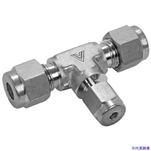 ■Fujikin ニューV－Lok 2圧縮リング喰い込み式 ステンレス鋼製 VUWT10X10X6V(3505270)[送料別途お見積り][法人限定][外直送]