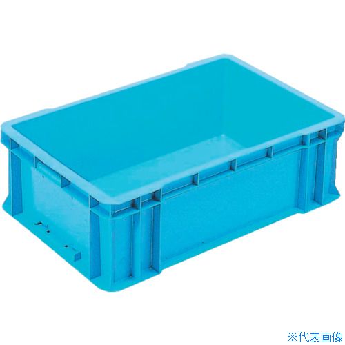 ■RISU Rボックス型コンテナ RB－46(N－46)青穴あり RB46B(3507287)×300[送料別途お見積り][法人限定][外直送]