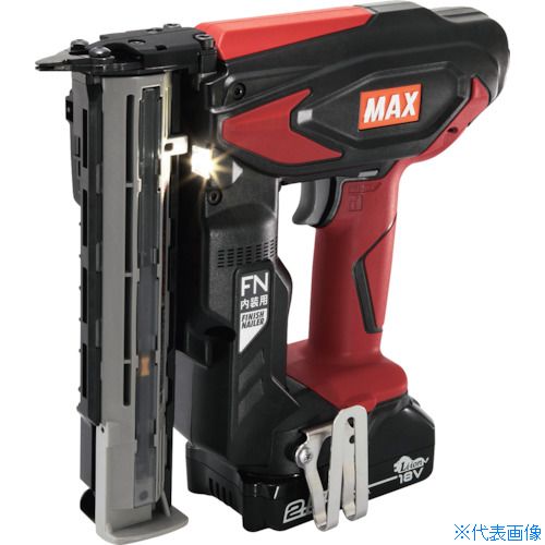 ■MAX 充電式フィニッシュネイラセット(2.5Ah) TJ35FN3BC1825A(3547678)