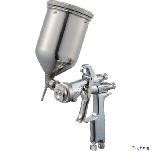 ■アネスト岩田 食液塗布専用小形重力式スプレーガンセット ノズル口径Φ1.5 FOG1H15GC(3565071)