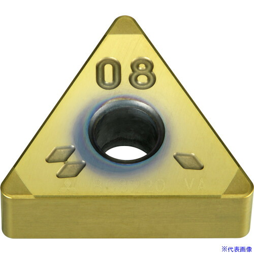 ■三菱 旋削高硬度鋼断続切削用インサート CBN BC8220 NPTNGA160412VA6(BC8220)(3575603)[送料別途お見積り][法人限定][掲外取寄]｜セミプロＤＩＹ店ファースト