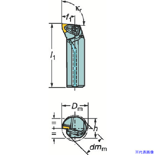 ■SANDVIK コロターンRC ネガチップ用ボーリングバイト(410) A32TDWLNR06(3593339)[送料別途お見積り][法人限定][掲外取寄]｜セミプロＤＩＹ店ファースト