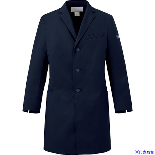 ■FOLK メンズシングルコート ダークネイビー 4L 1541NP174L(3613619)[送料別途お見積り][法人限定][掲外取寄]