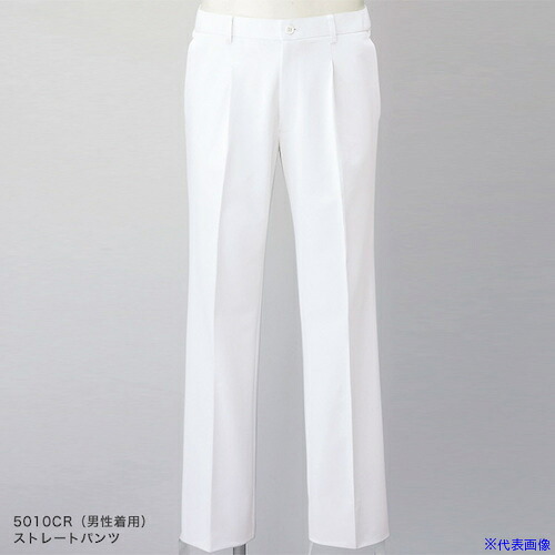 ■FOLK 男子パンツ ホワイト BL 5010CR1BL(3615586)[送料別途お見積り][法人限定][掲外取寄]