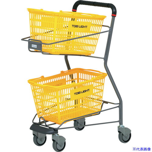 ■トーエイライト テニスボールキャリー(カゴ付) B2551(3621409)[送料別途お見積り][法人限定][外直送]