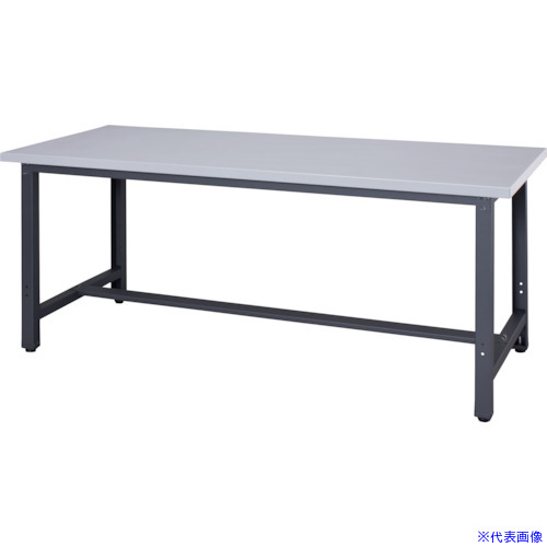 ■DAISHIN スチール天板作業台 天板ライトグレー色 WZS1875N(3623194)[法人限定][外直送元]｜セミプロＤＩＹ店ファースト
