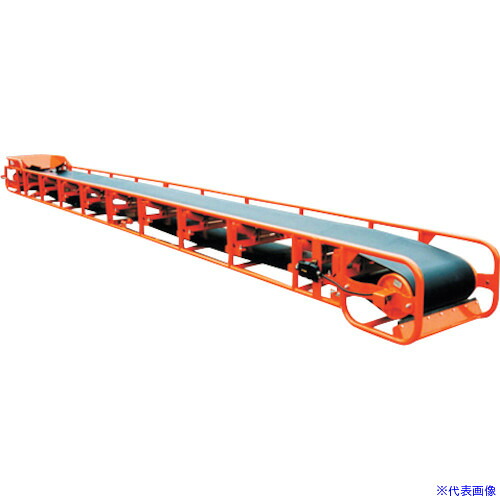 ■ワダチコンベヤ SB60型 船底型/モータプーリ駆動式 ベルト幅600MM 機長7M SB60M2.2KW7M(3628755)[送料別途見積り][法人・事業所限定][直送]｜セミプロＤＩＹ店ファースト