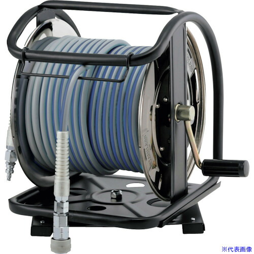 ■マッハ エアーライズ C型高圧エアーホースドラム 回転台付 ARD630BTCS(3653282)[送料別途お見積り][法人限定][掲外取寄]