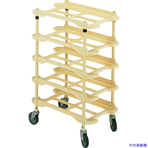 ■OKAMURA トレイカート TAW6-8H-5U＊ウレタン 1X362BGF36(3679475)[法人限定][外直送元]｜セミプロＤＩＹ店ファースト