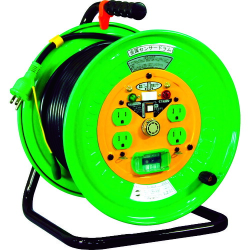 ■NICHIDO 金属センサードラム 漏電保護専用ブレーカ付 30m KSEB34(3686175) 31,746円