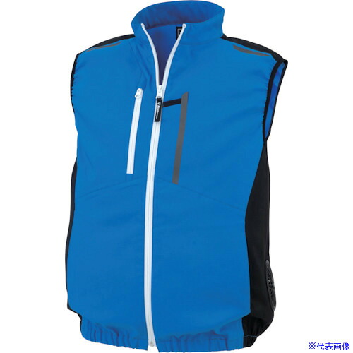 ■XEBEC 空調服制電ベスト XE98028－40－SS ブルー XE9802840SS(3688864)