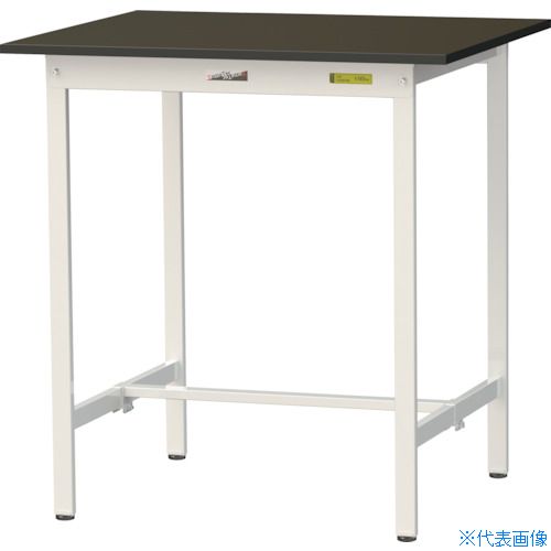 ■ヤマテック 実験用作業台 LABシリーズ実験用ラボテーブル 固定式 指紋レスメラミン天板 W900&times;D750&times;H950 ブラウン/シルキーホワイト SLMH975BRW(3693887)[法人限定][直送元]｜セミプロＤＩＹ店ファースト 26,978円