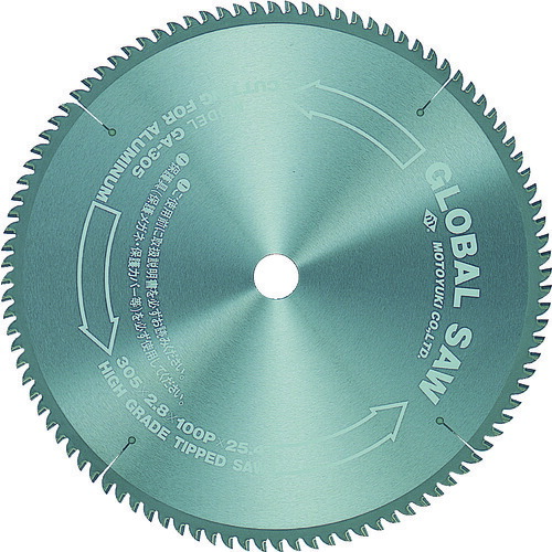 ■モトユキ グローバルソー アルミ用 外径455mm GA455120(3793125) 23,923円