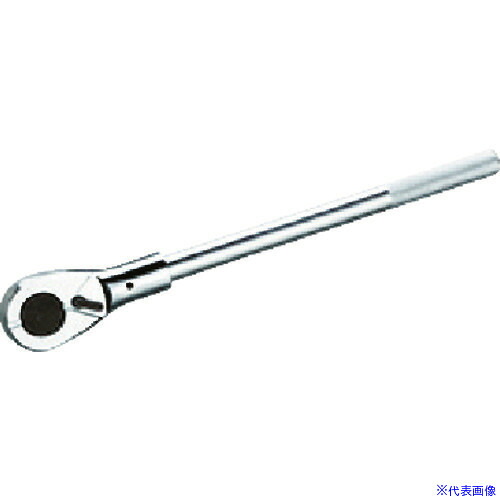 ■KTC 19.0sq.ラチェットハンドル 歯数40枚 差込角19.0mm 全長505mm BR6A(3810607)