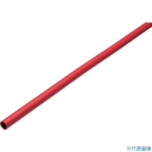 ■潤工社 二層スパッターチューブSP4 10X7.5X1Tmm 100m 赤 SP410R100(3835130)