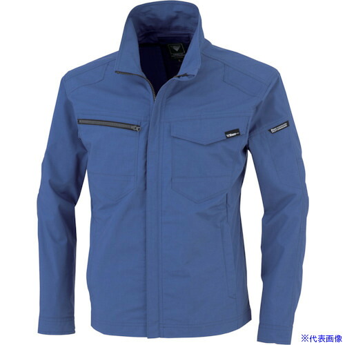 ■XEBEC TCストレッチ長袖ブルゾン1714－40－SS ブルー 171440SS(3837139)[送料別途お見積り][法人限定][掲外取寄]