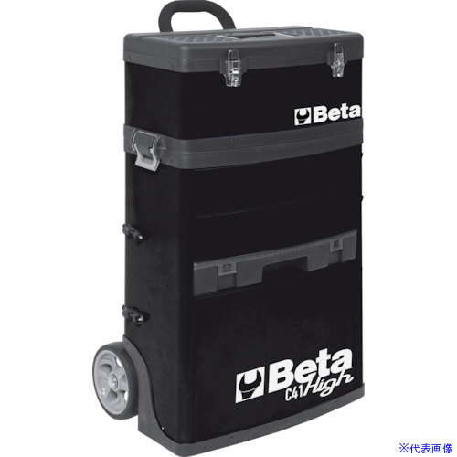 ■Beta 移動式ツールトロリー C41H ブラック 041000005(3856094)｜セミプロＤＩＹ店ファースト