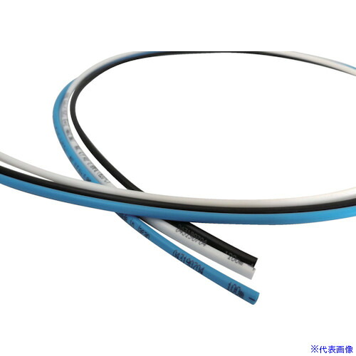 ■チヨダ TEーLF 低摩耗タッチチューブ 4mm/100m ライトブルー TE4LFLB100(3858963)