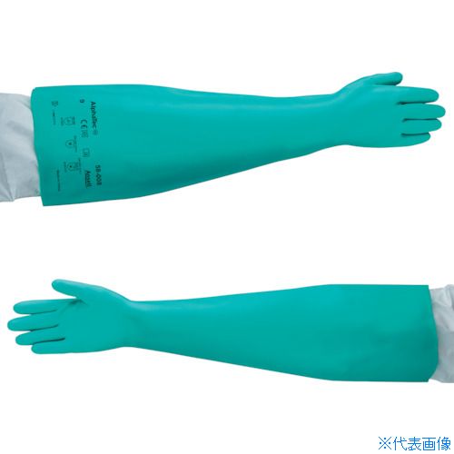 ■Ansell 耐薬品手袋 アルファテック 58－008 Mサイズ 580088(3861777)